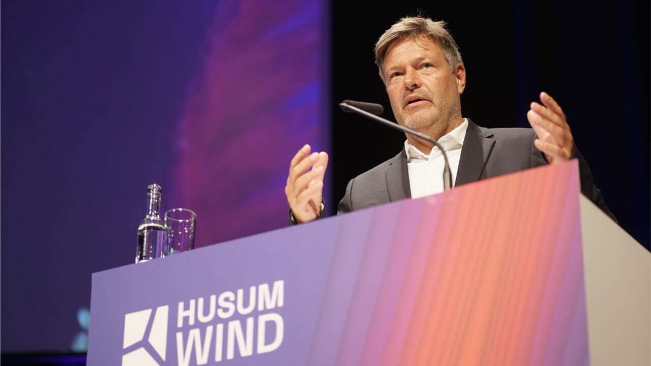Robert Habeck eröffnet Husum Wind 2023_©Marcus Dewanger