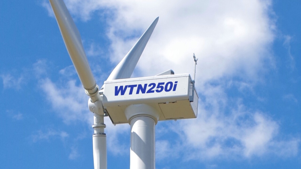 Windkraftanlage WTN250i