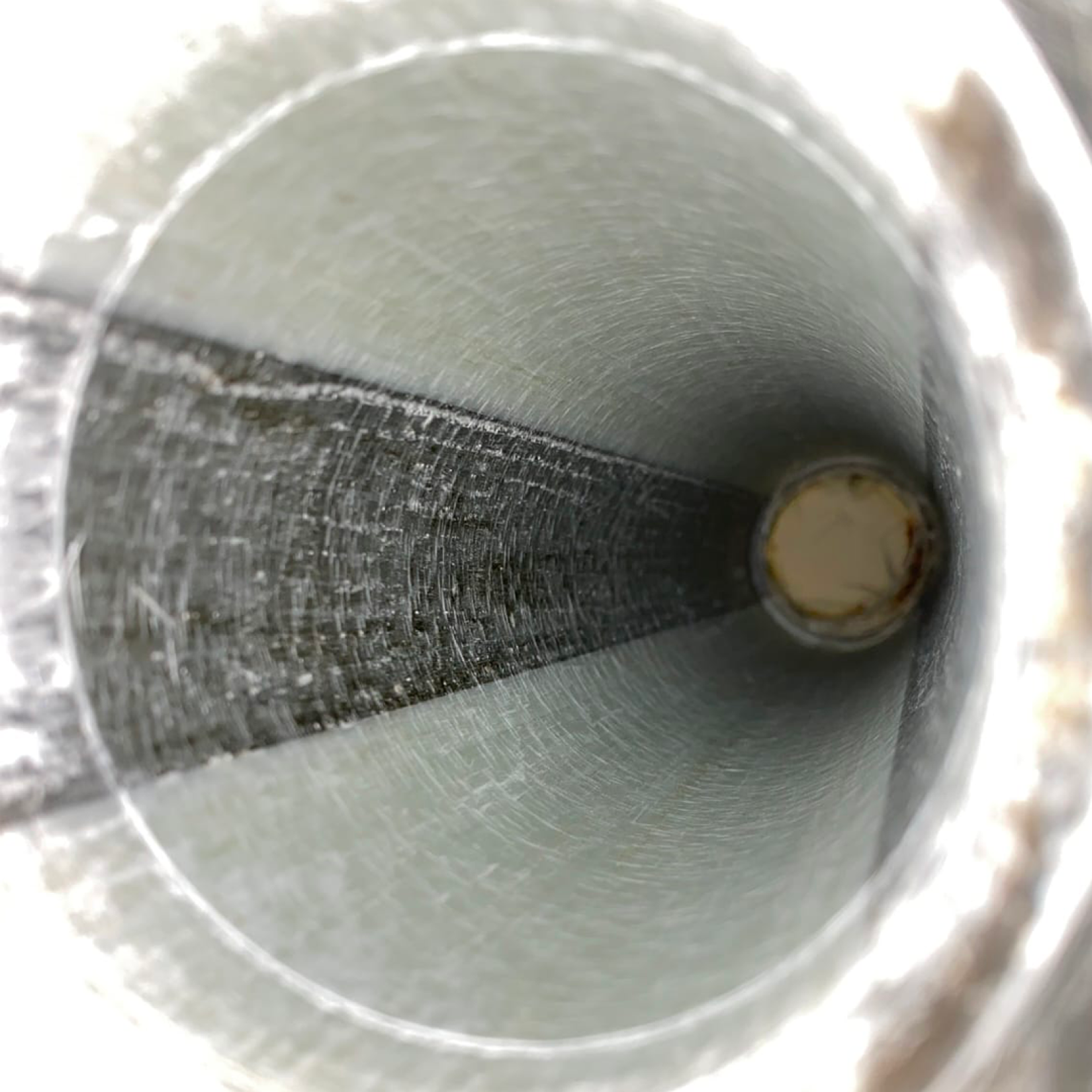 cavity presented after bushing has been removed using CNC Onsite machining
